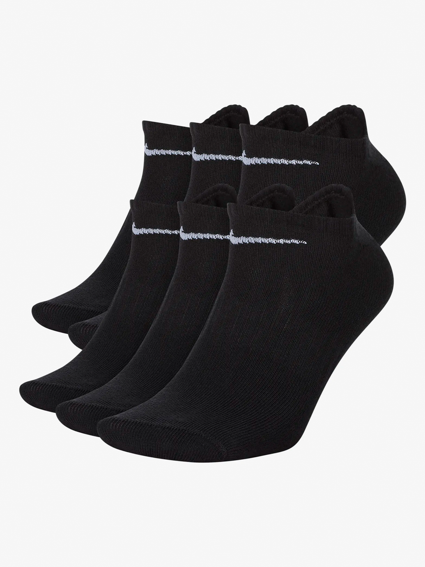 Everyday Lightweight Training No-Show Socks 6pk