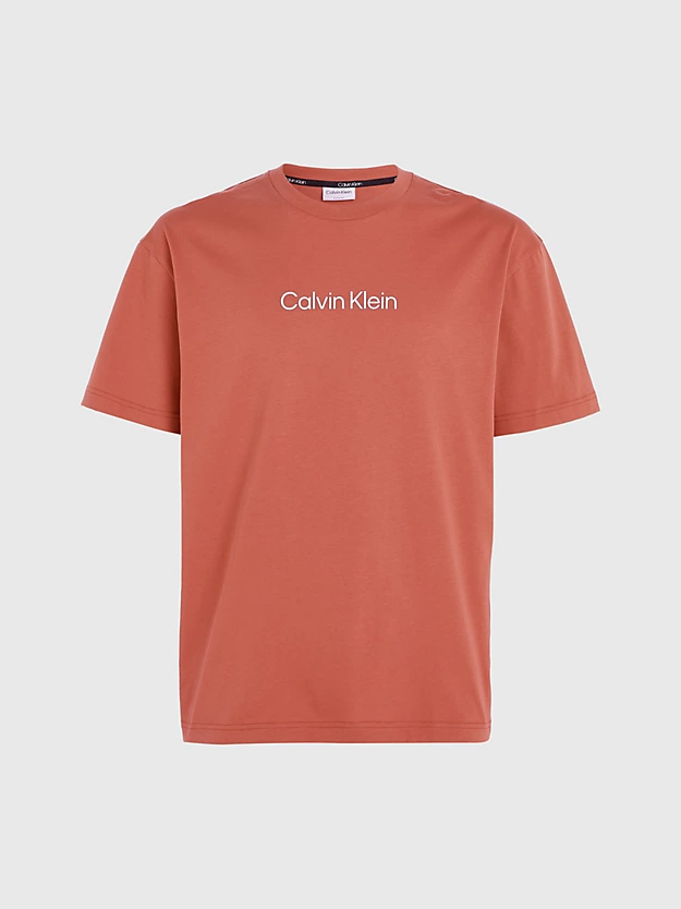 Camiseta de algodão com logotipo