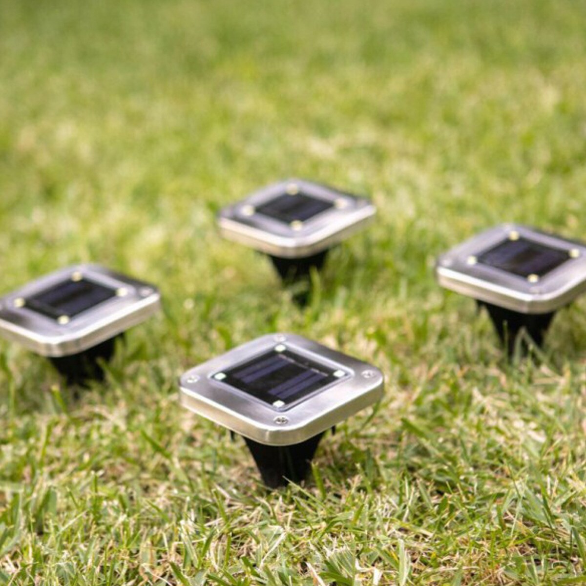 Starlyf® Leistungsstarke Solar LED - Gartenstrahler 4 Stück Solar Lights