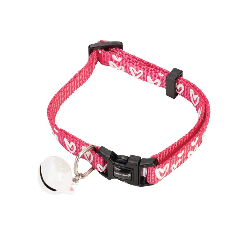 Beeztees Nylon Kattenhalsband Heart