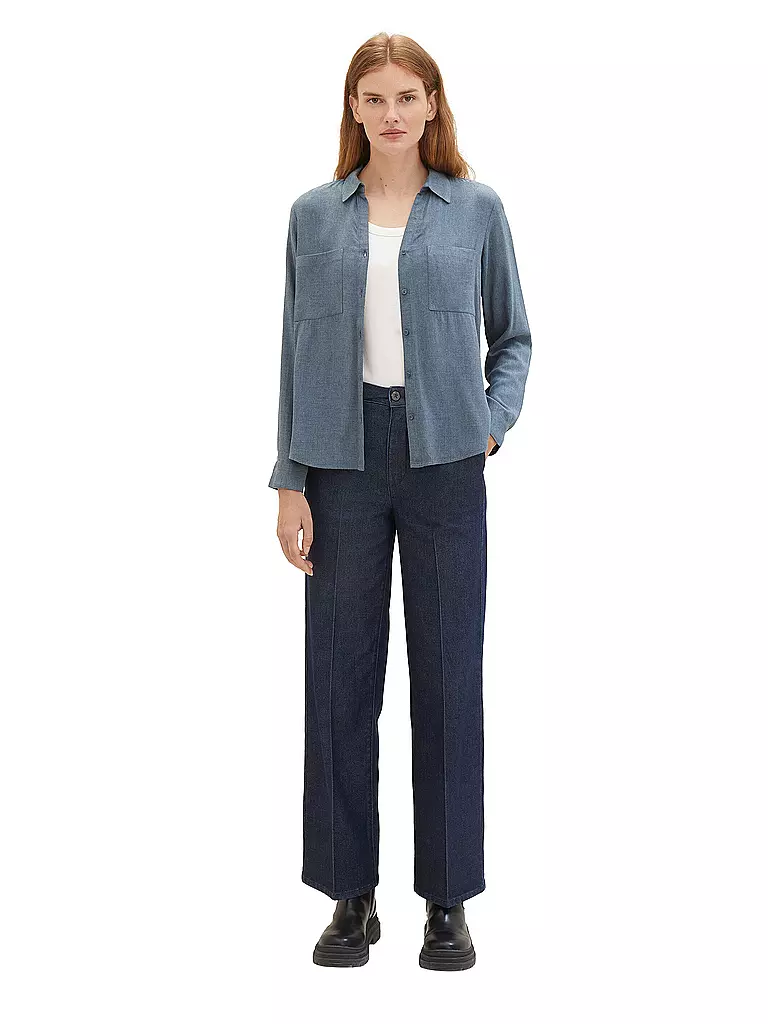 TOM TAILOR Bluse  blau