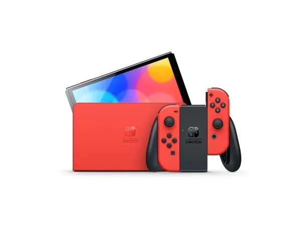 Nintendo Switch OLED - Mario Red Edition - Spilkonsol - Full HD - Mario Red