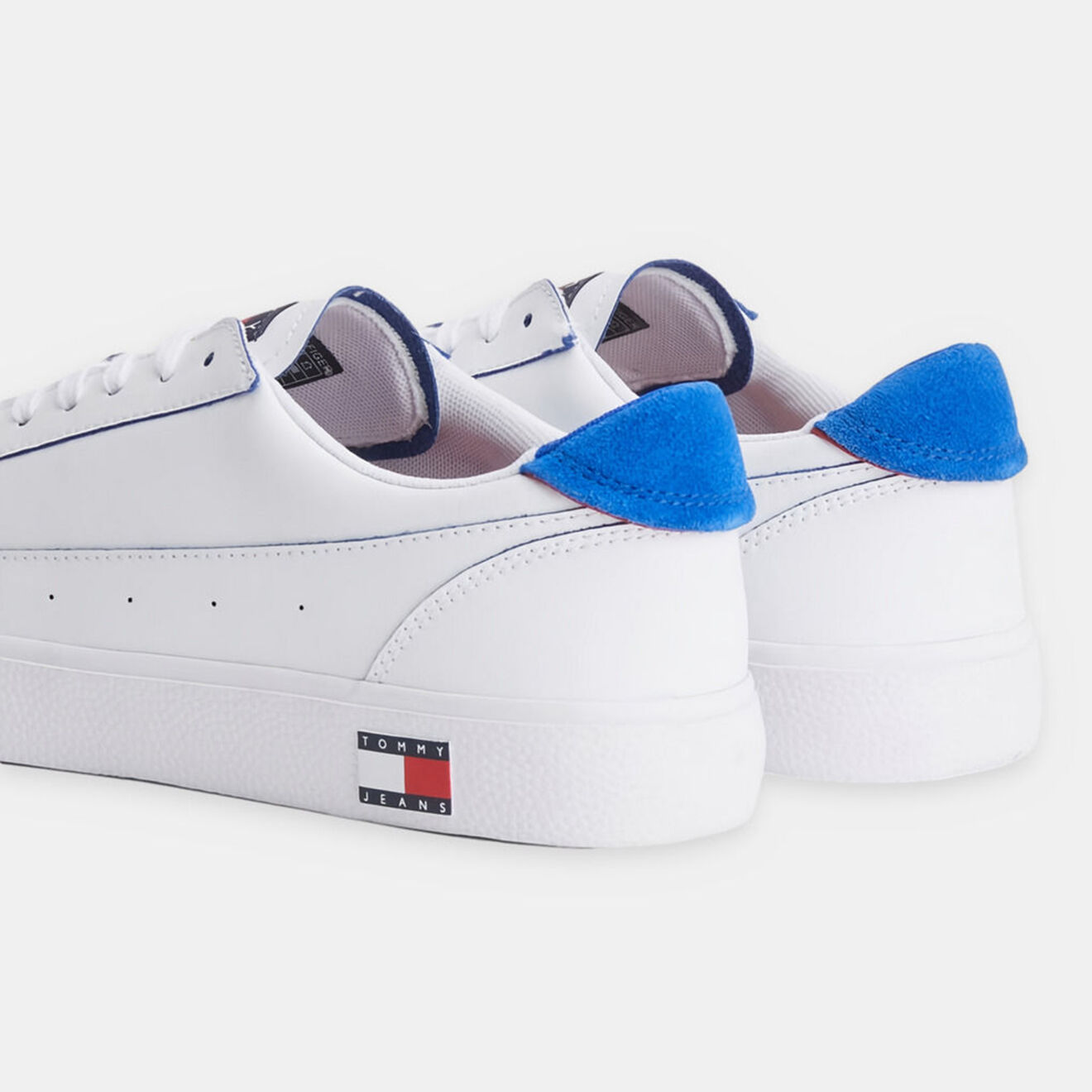 Tommy Hilfiger Baskets en Cuir Varsity blanches