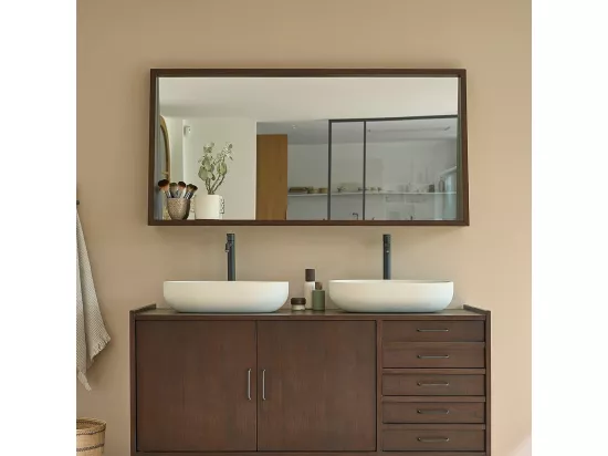 Miroir en mindi massif 135x67 cm