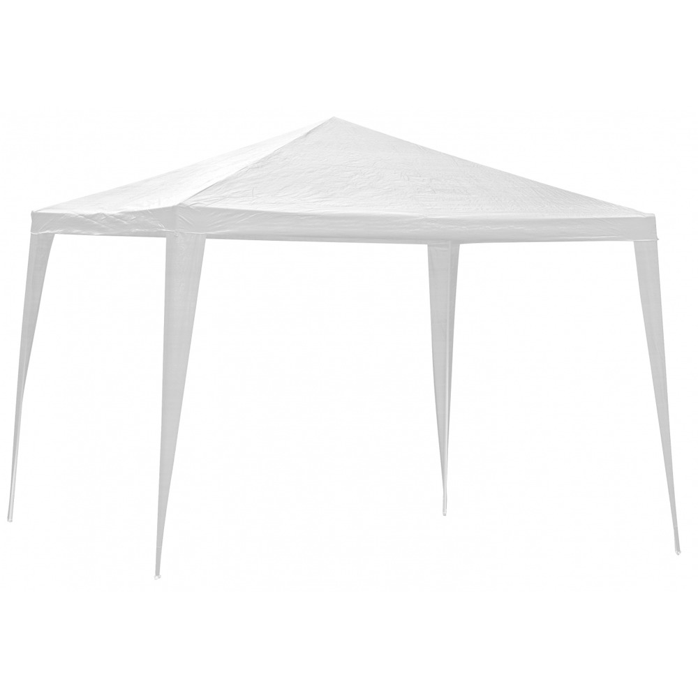 Tonnelle 3x3m blanche - epoxy et polyethylène