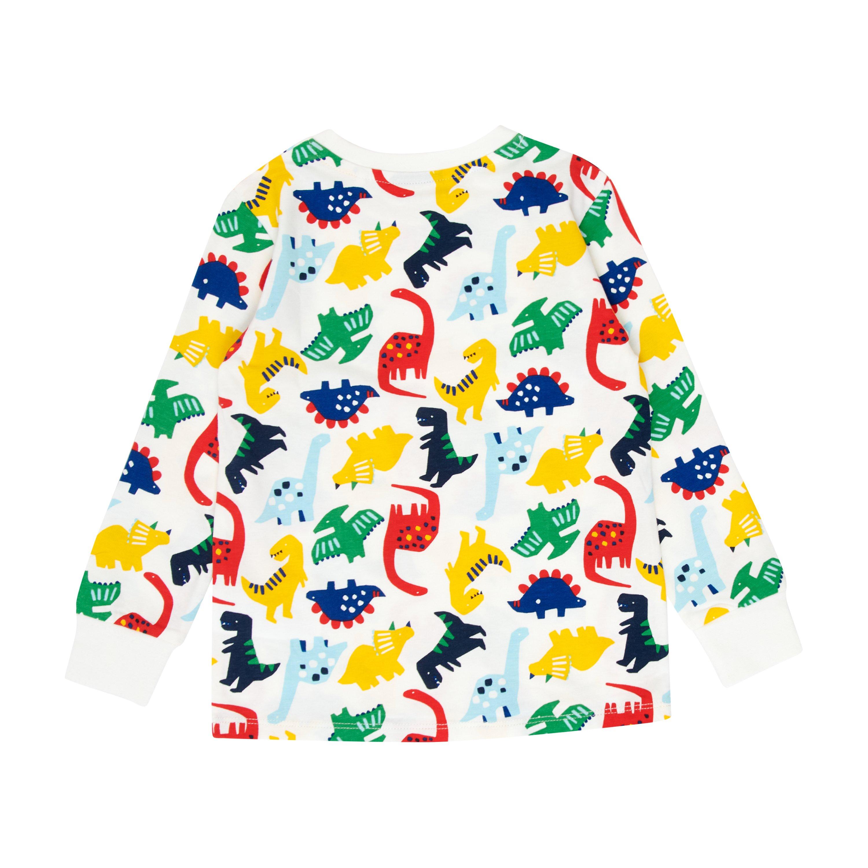 Firetrap Kids Boys 3 Pack Dinosaur Pyjama Set