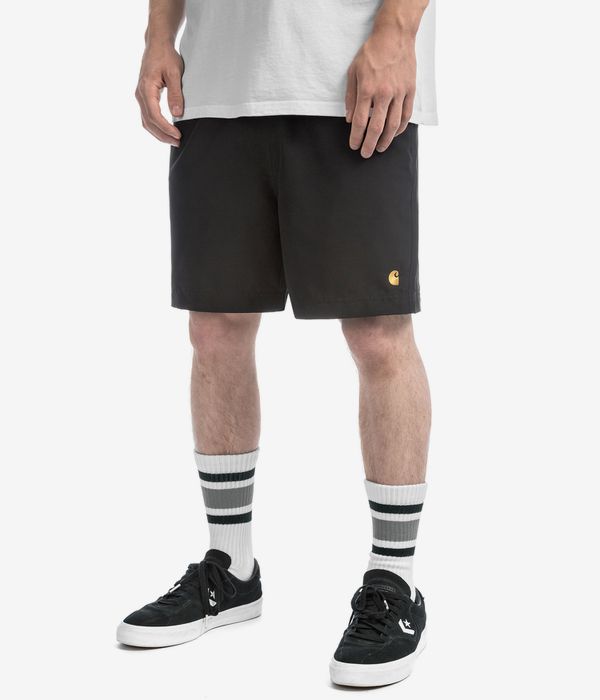 Carhartt WIP Chase Swim Boardshorts (black gold)