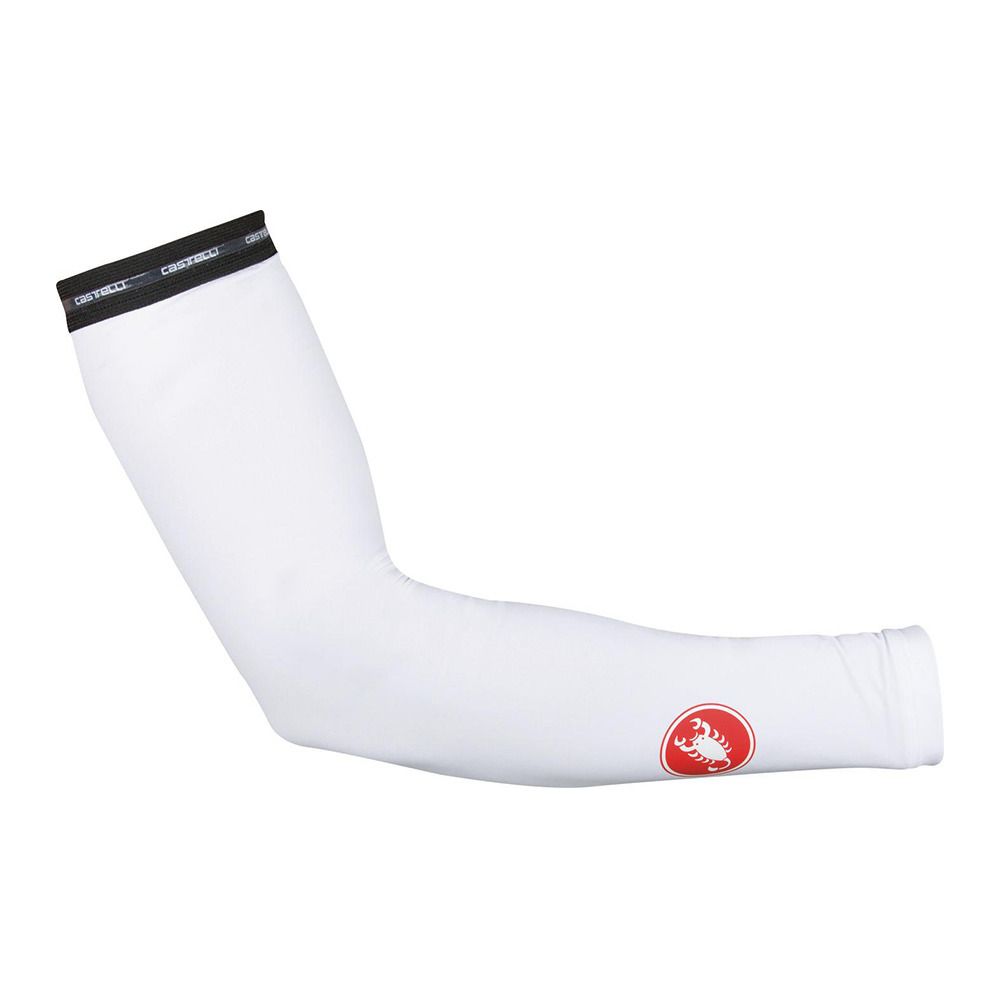 Castelli UPF 50+ LIGHT - Manchettes blanc