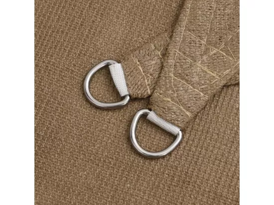 Voile d'ombrage 160 g/m² Taupe 4x5 m PEHD