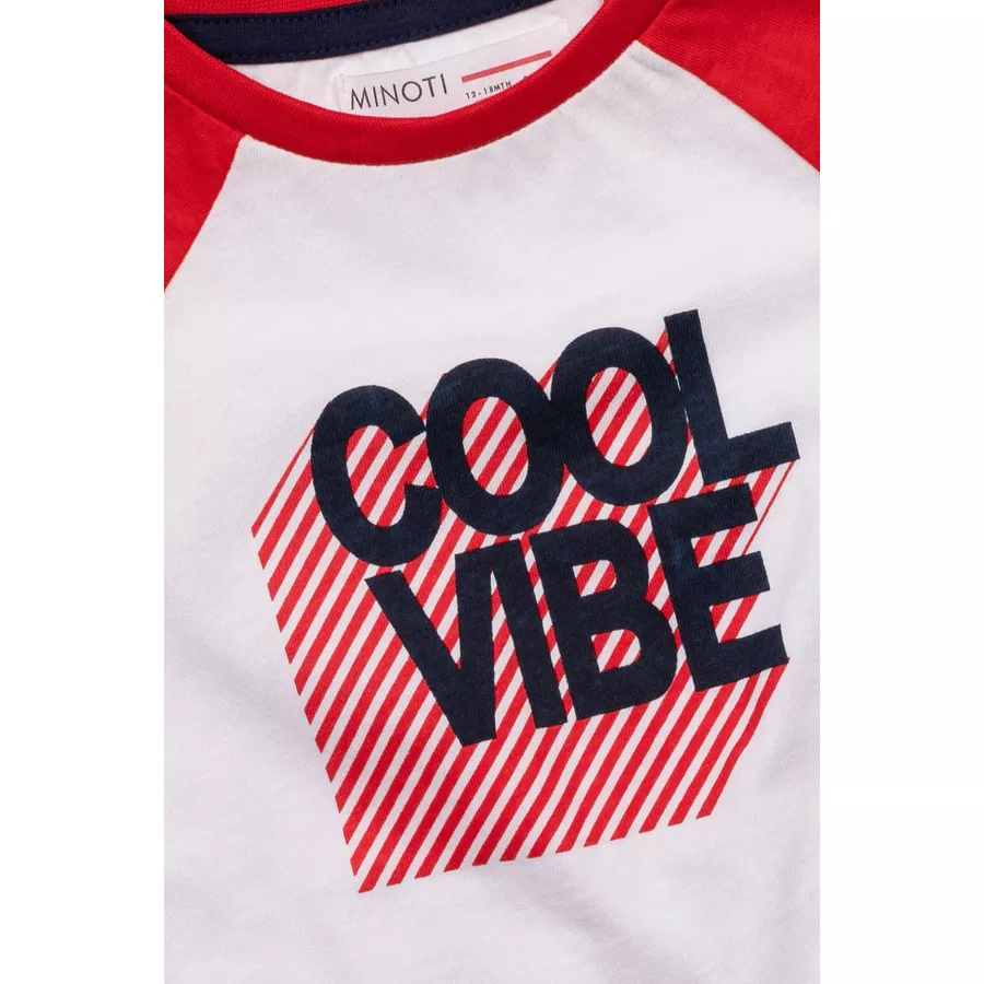 MINOTI T-Shirt WeißRot