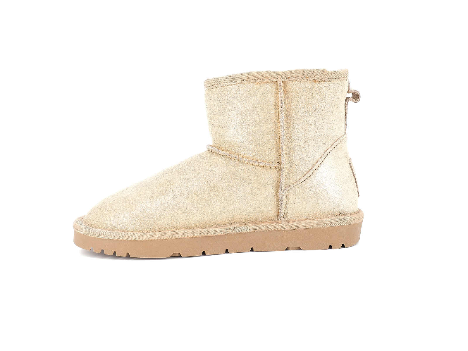 Kelara  shoes-K21212 Nubuck Beige Metal