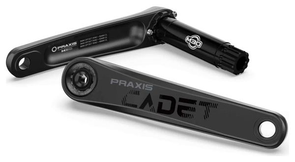 Manivelles Praxis Cadet Aluminium M30 Noir