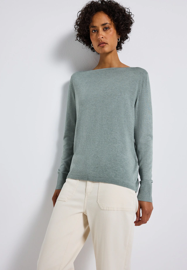 STREET ONE Strickpullover , mit U-Boot-Ausschnitt