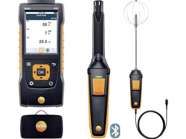 testo 440 Set Anemometer 0 - 10000 ppm