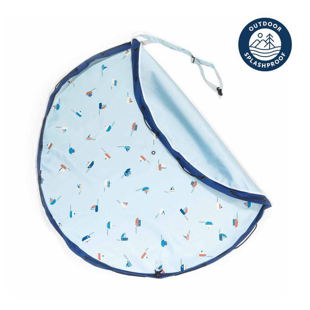 3-in-1 Opbergzak – Speelmat Outdoor Boten