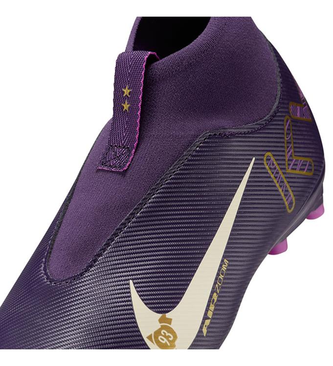 Nike JR ZM SUPERFLY 10 ACAD KM FGMG HF3417-500 GRAND-PURPLE-PALE-IVORY