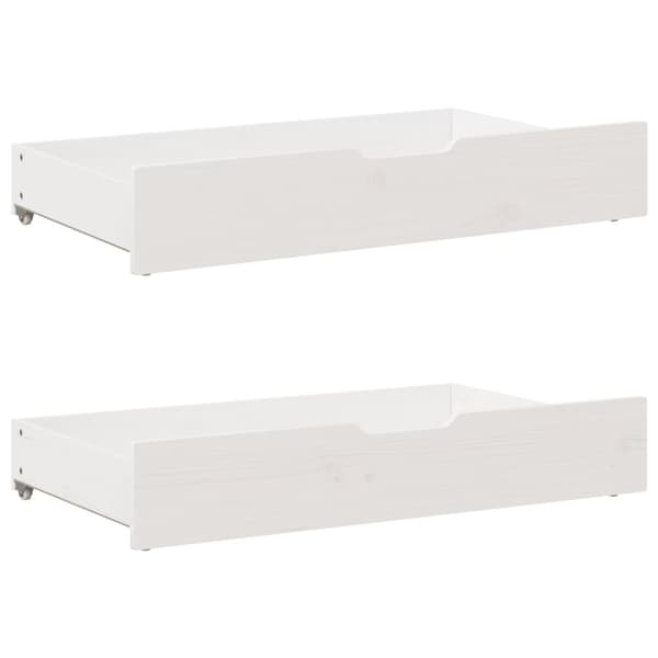 vidaXL Barnesengeramme med skuffer 80x200 cm heltre furu