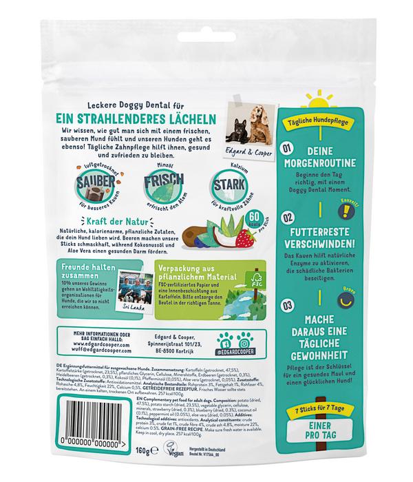 Edgard & Cooper Hundesnack Doggy Dental,