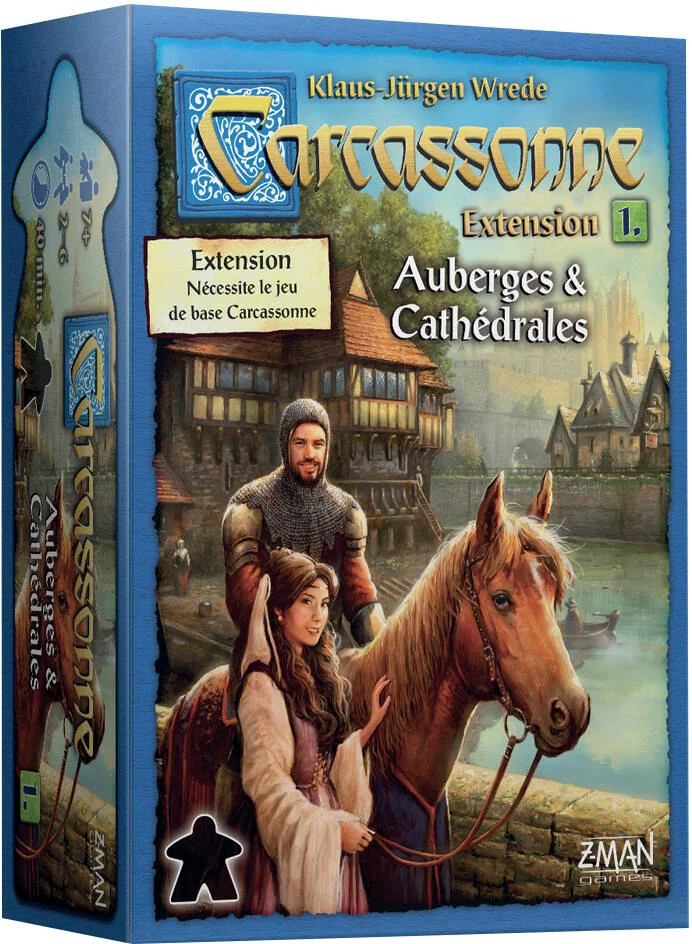 CARCASSONNE - EXTENSION N°1 AUBERGES ET CATHEDRALES