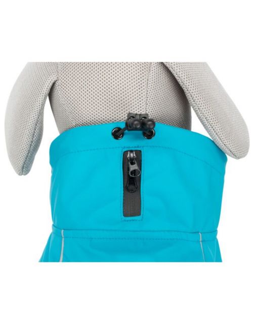 Trixie Regenjas Vimy Turquoise - Hondenkleding