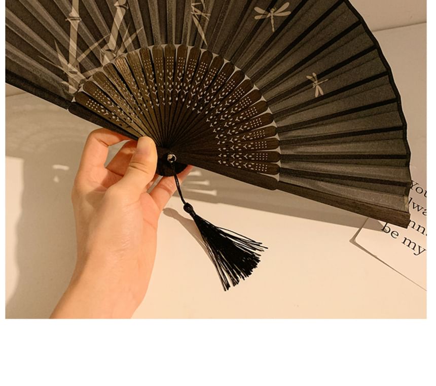 Show Mind - Opvouwbare handventilator van bamboe (verschillende ontwerpen)