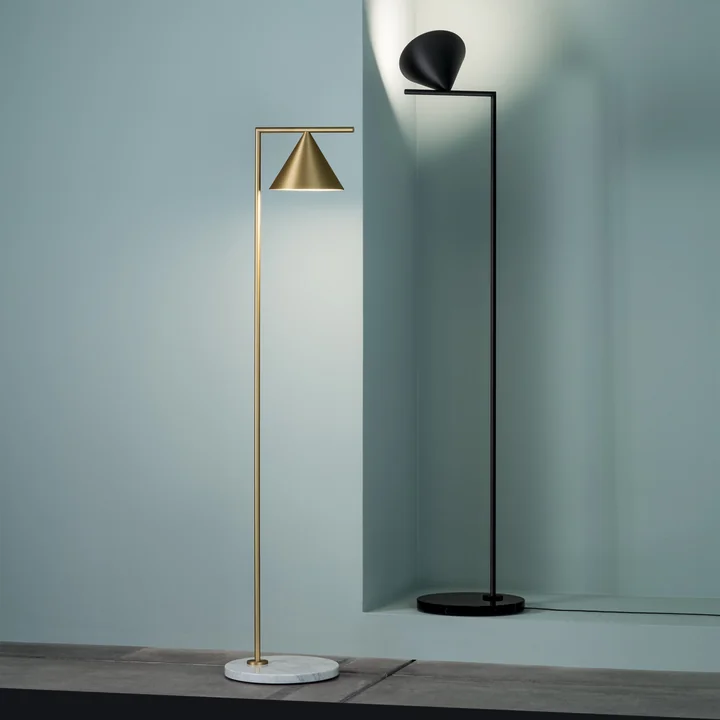 Flos - Captain Flint LED-Stehleuchte, messing