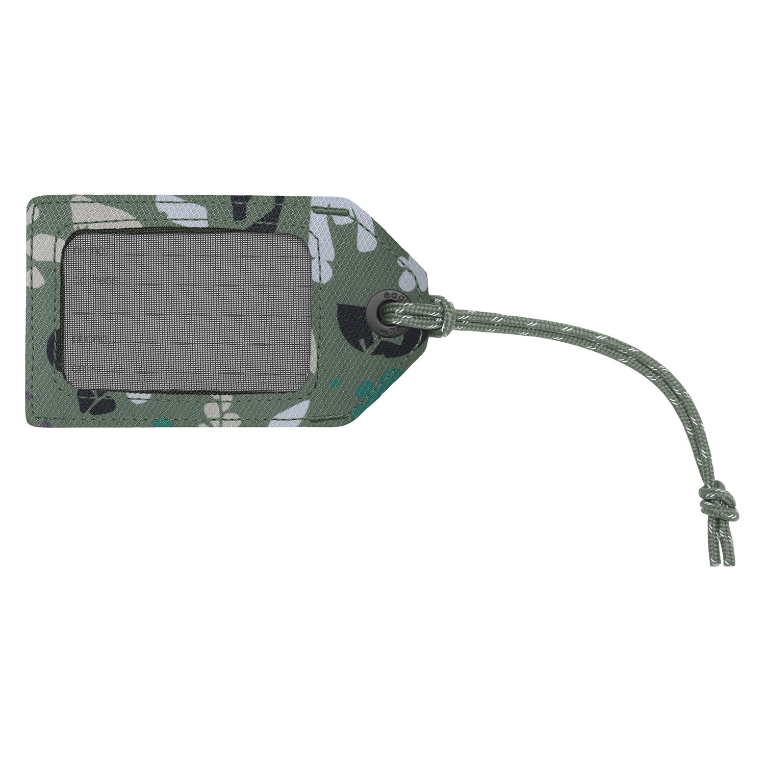 Eagle Creek Reflective Luggage Tag roots & shoots duck green