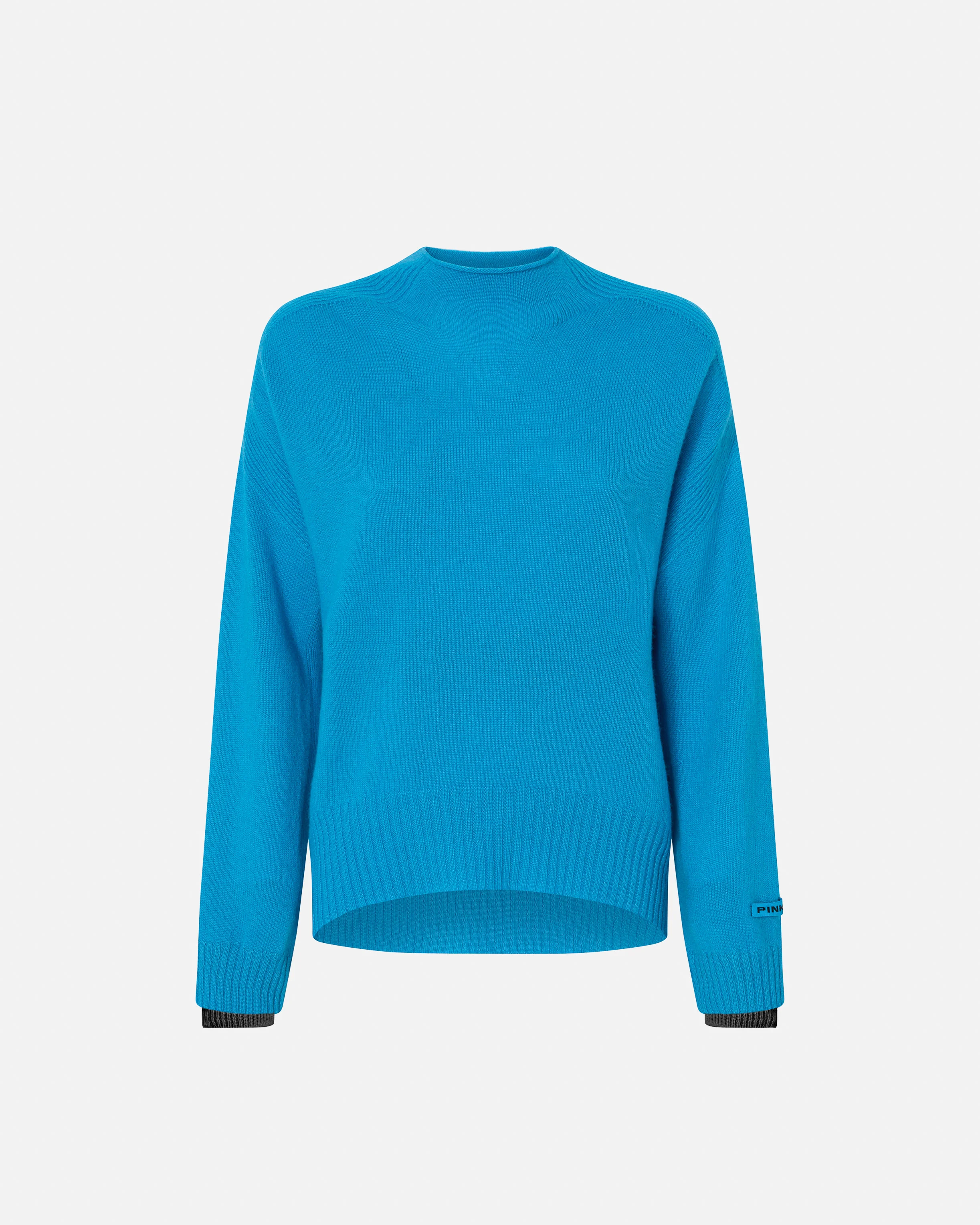 Pull à col officier | Bleu