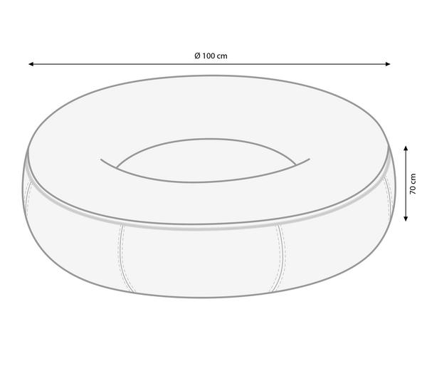 Dehner Lieblinge Kuschelbett Chiara, rund,
