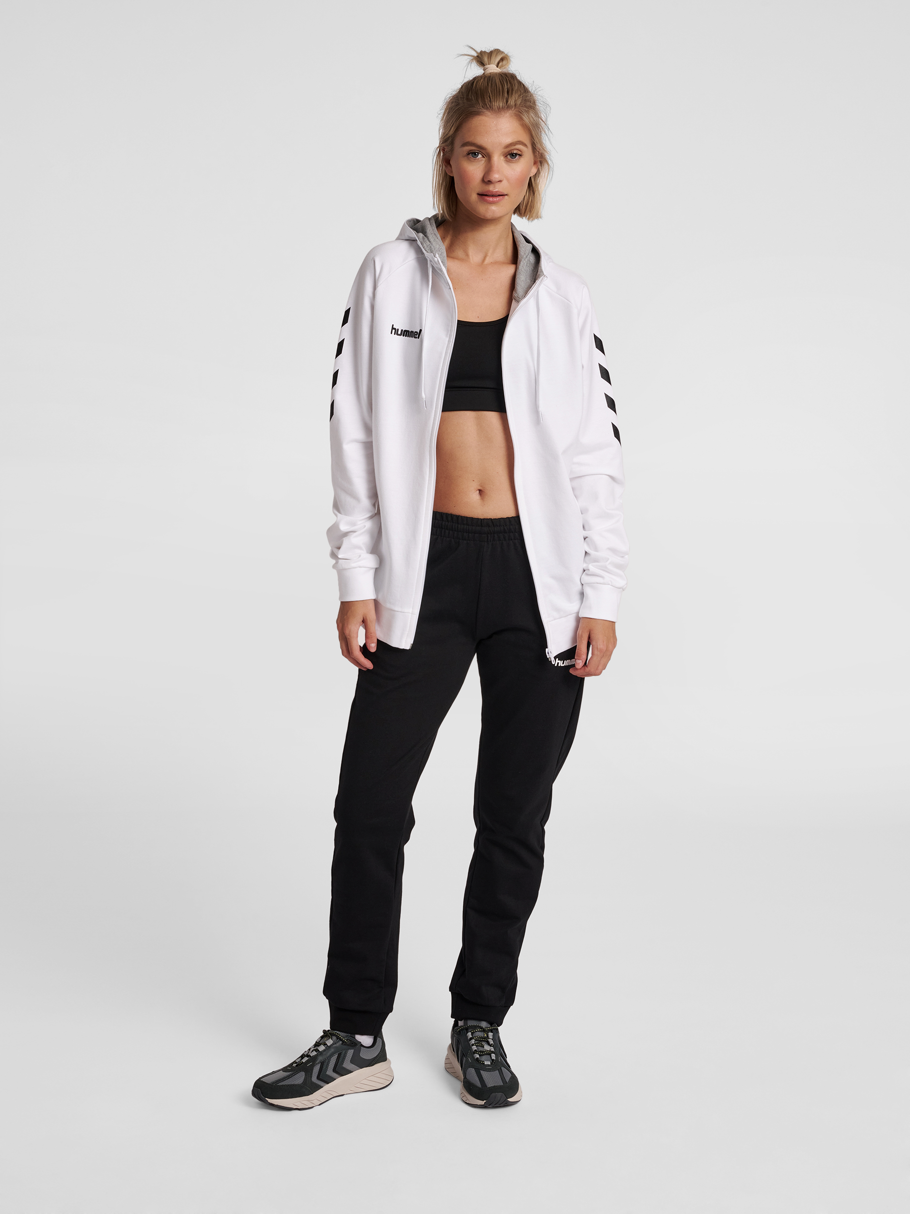 HUMMEL GO COTTON ZIP HOODIE WOMAN