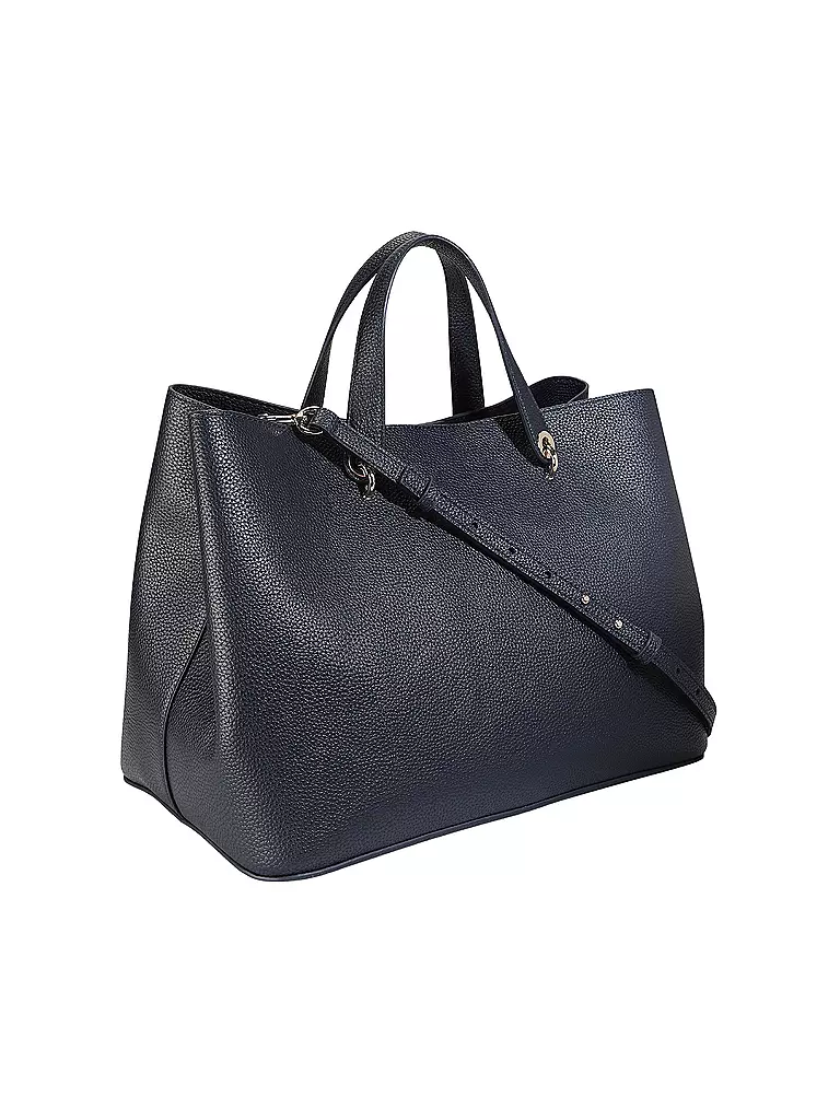 TOMMY HILFIGER Tasche - Henkeltasche TH EMBLEM dunkelblau
