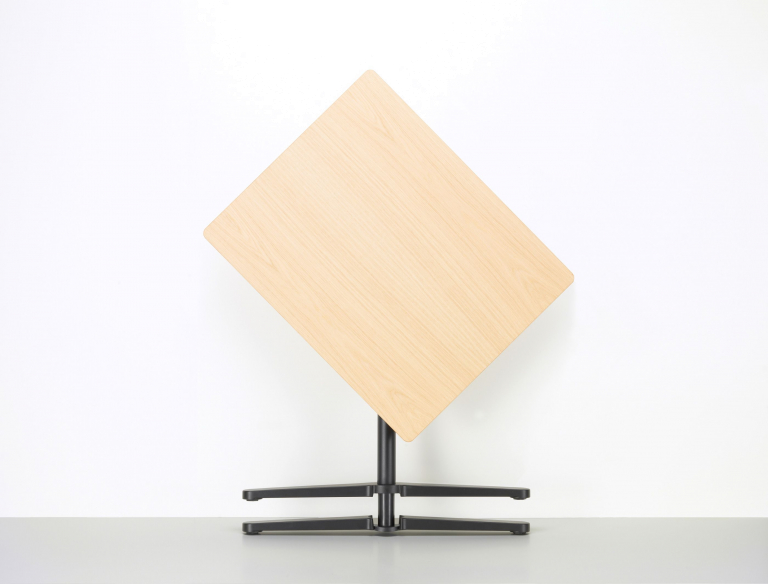 Vitra Super Fold Table rechthoekige tafel zwart 80x64