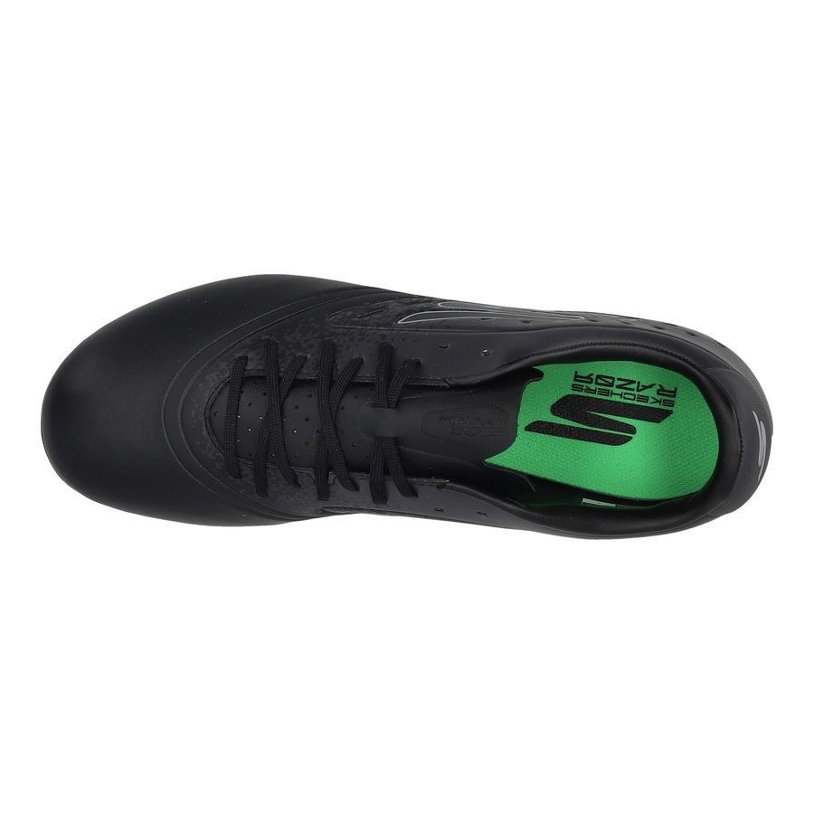 Skechers Razor 1.5 Academy FG Evergreen - Noir/Argenté