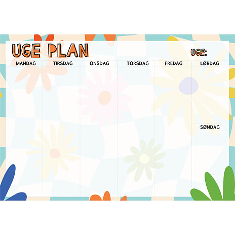 Ugeplan A4