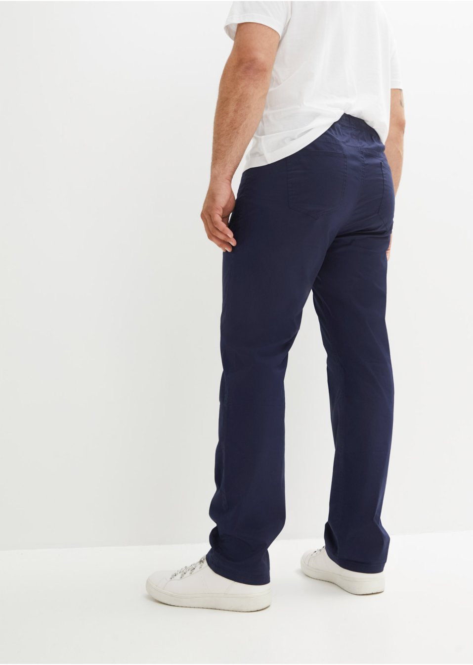 Pantalon extensible Regular Fit coupe confort pour le ventre, Straight