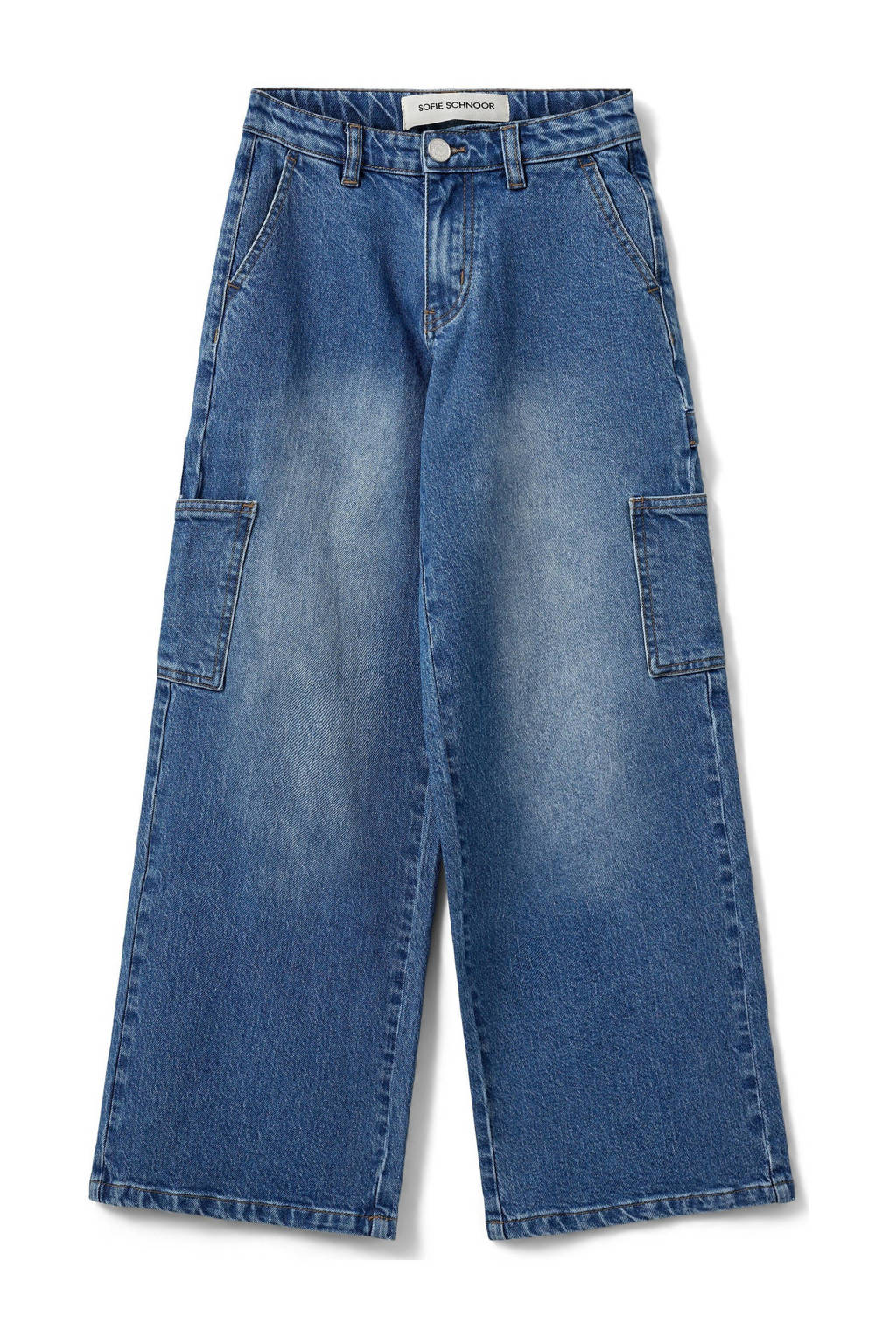 Sofie Schnoor wide leg jeans medium blue denim