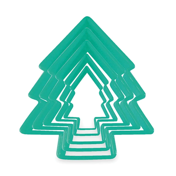 5 découpoirs Sapin Scrapcooking