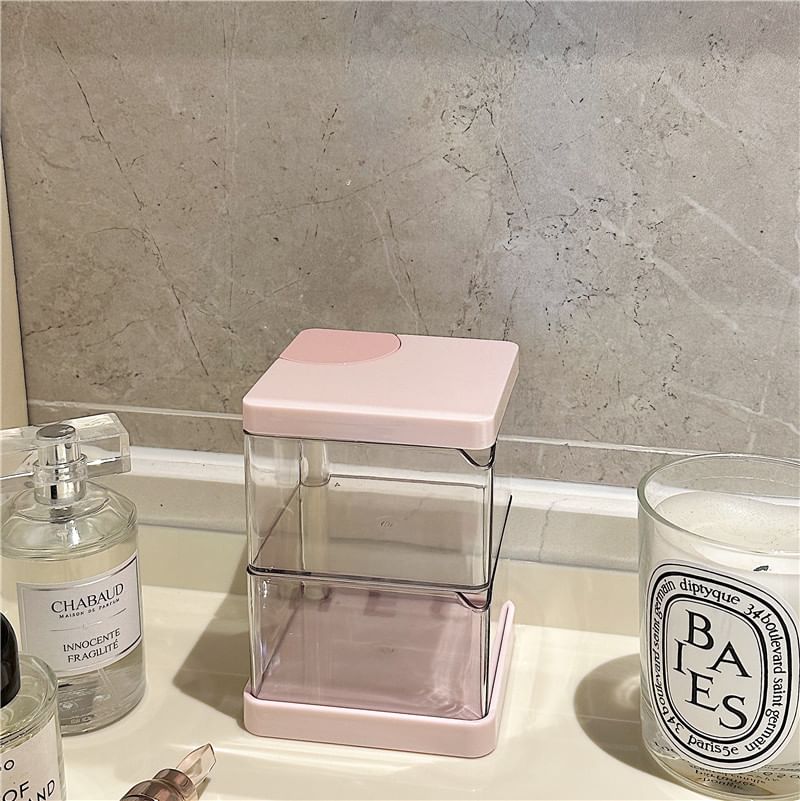 Indus - Gelaagde draaibare plastic make-up opbergdoos (verschillende ontwerpen)