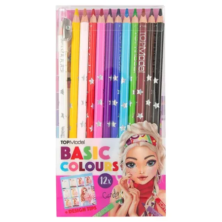 Depesche TOPModel Basic Buntstifte Set 12 Farben