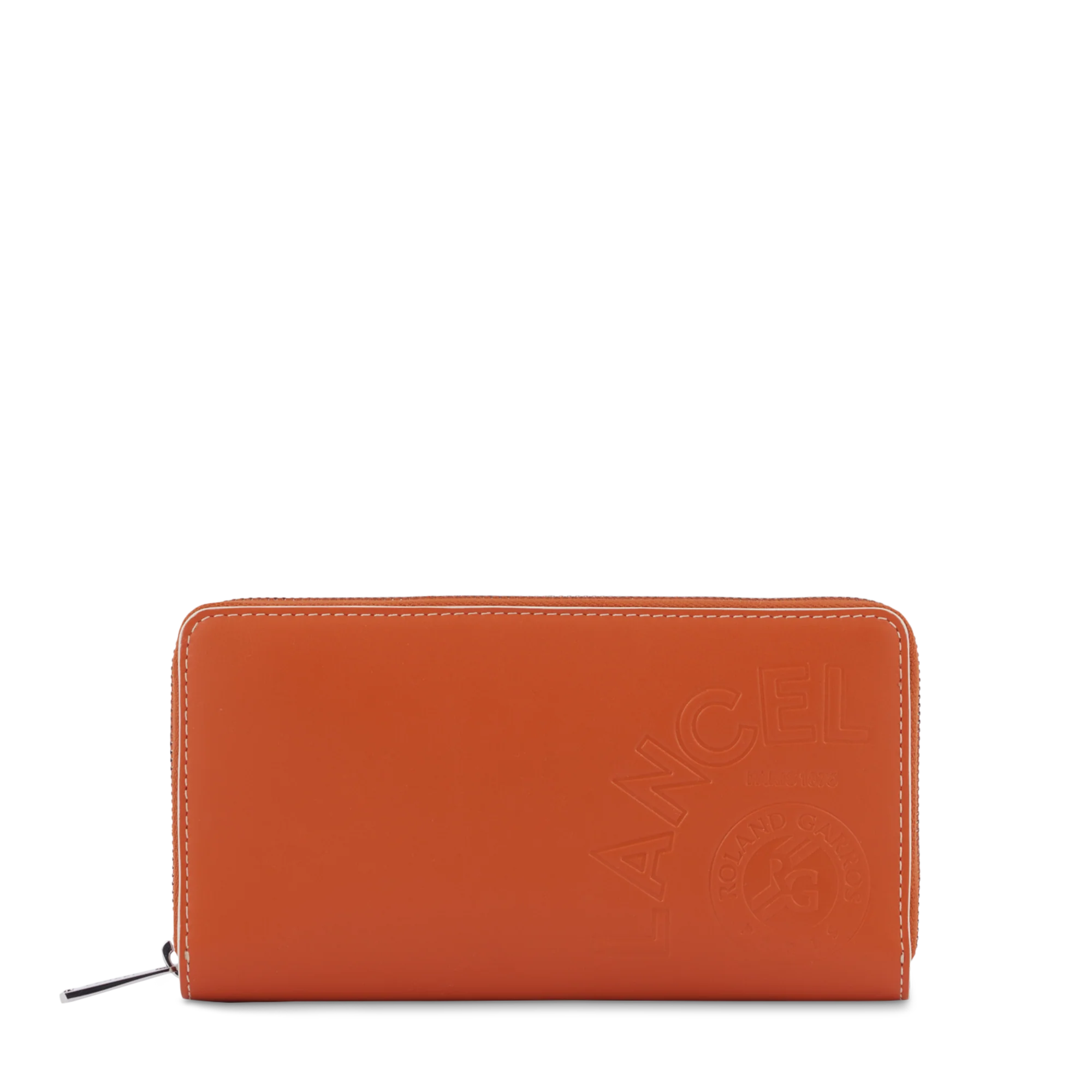 Portefeuille long zippé Lancel x Roland Garros-Terre battue