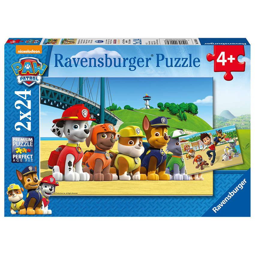 Puzzles 2 x 24 Pièces Chiens Héroïques Pat'Patrouille