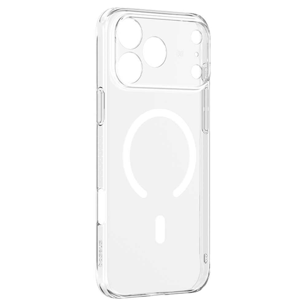 iPhone 17 Pro Max MagSafe Crystal Hardcase Hülle mit Kameraschutz - Transparent
