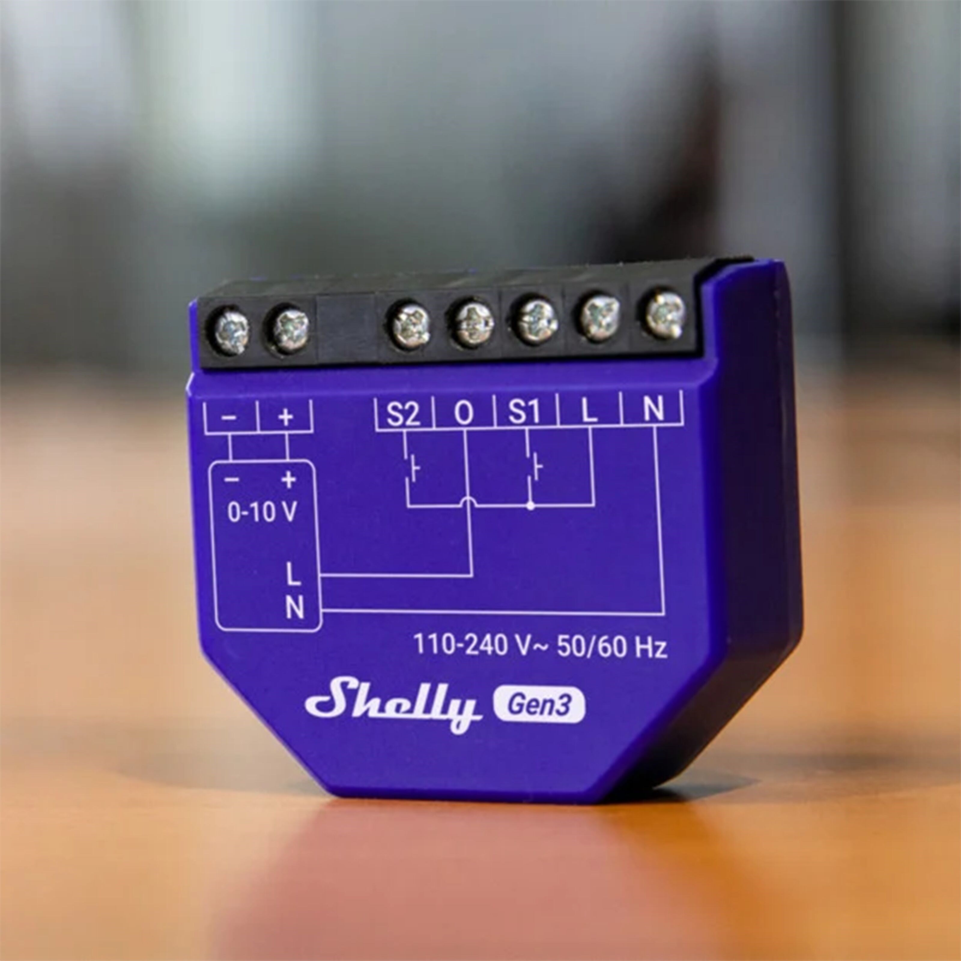 Shelly 0/1–10 V PM Gen3 Smart dimmermodul