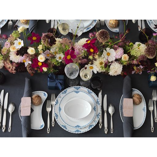 Royal Copenhagen Prinsesse Frokosttallerken, Hvid, Ø22 cm