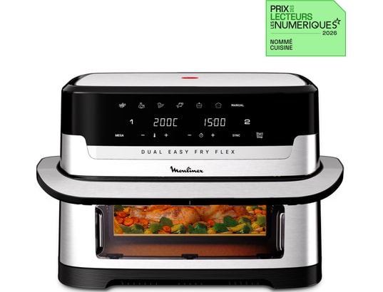 MOULINEX - Friteuse à air chaud EZ922DF0 Easy Fry Dual Flex