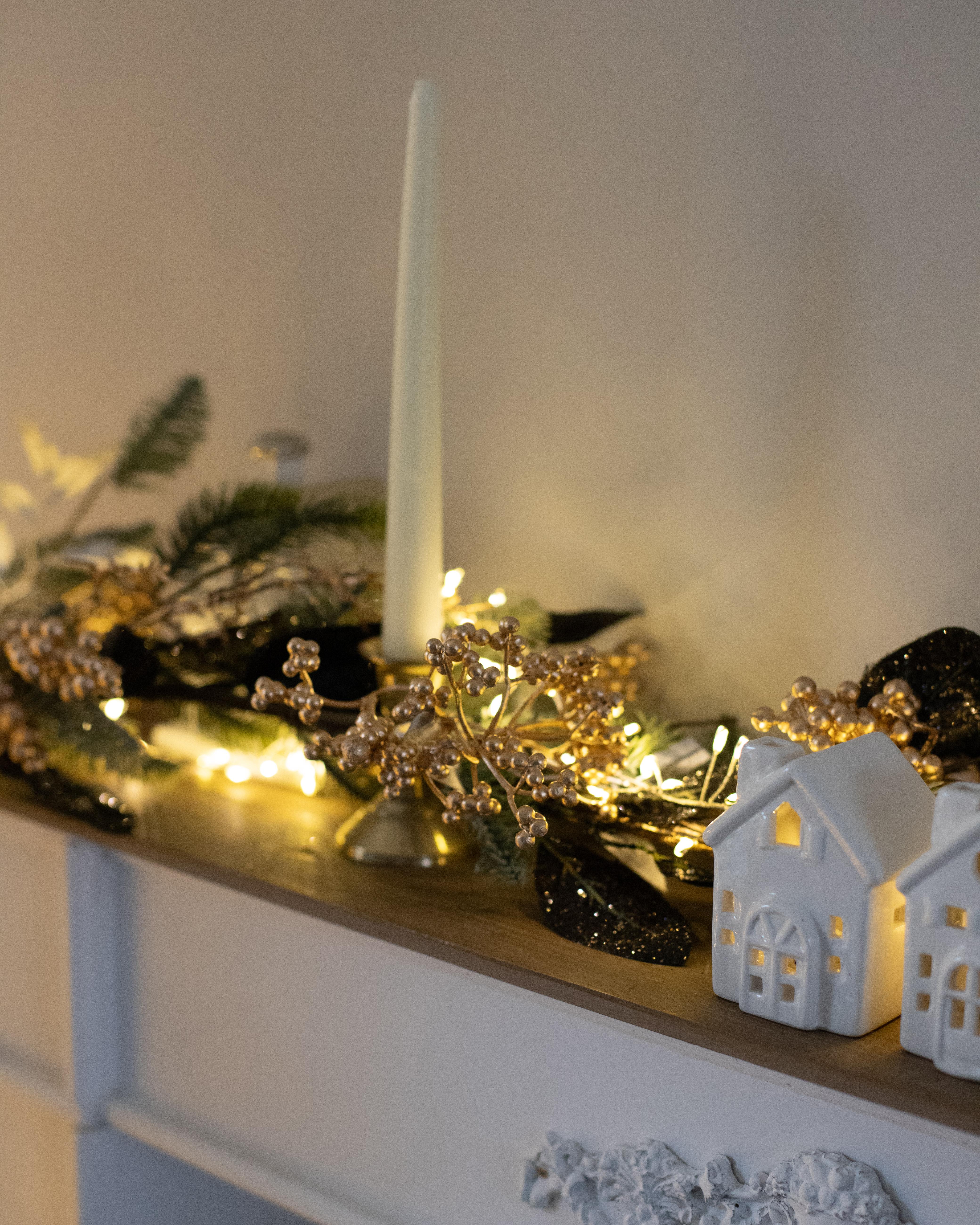Kerstguirlande TERRASSA 150 cm Meerkleurig