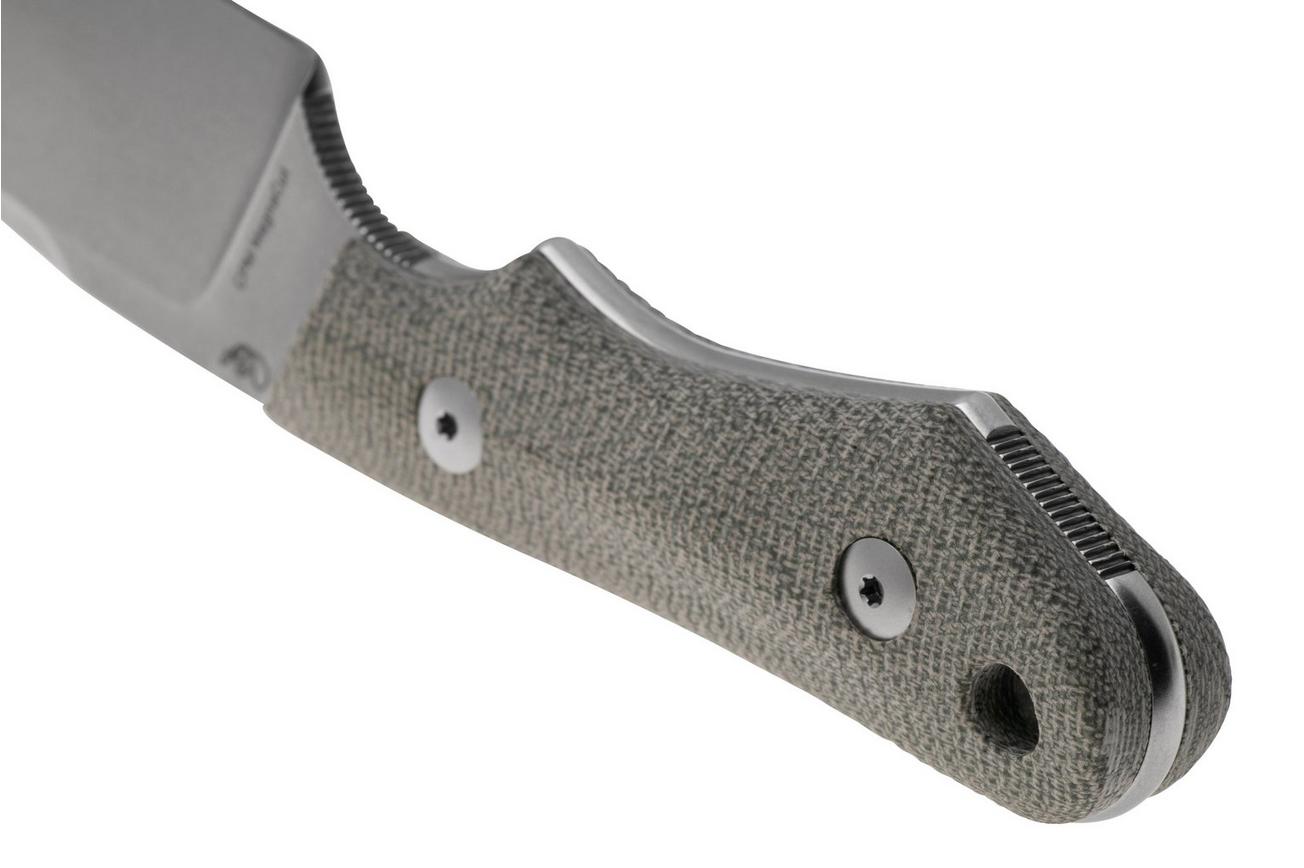 Viper Handy VT4040CG Green Micarta, vaststaand mes