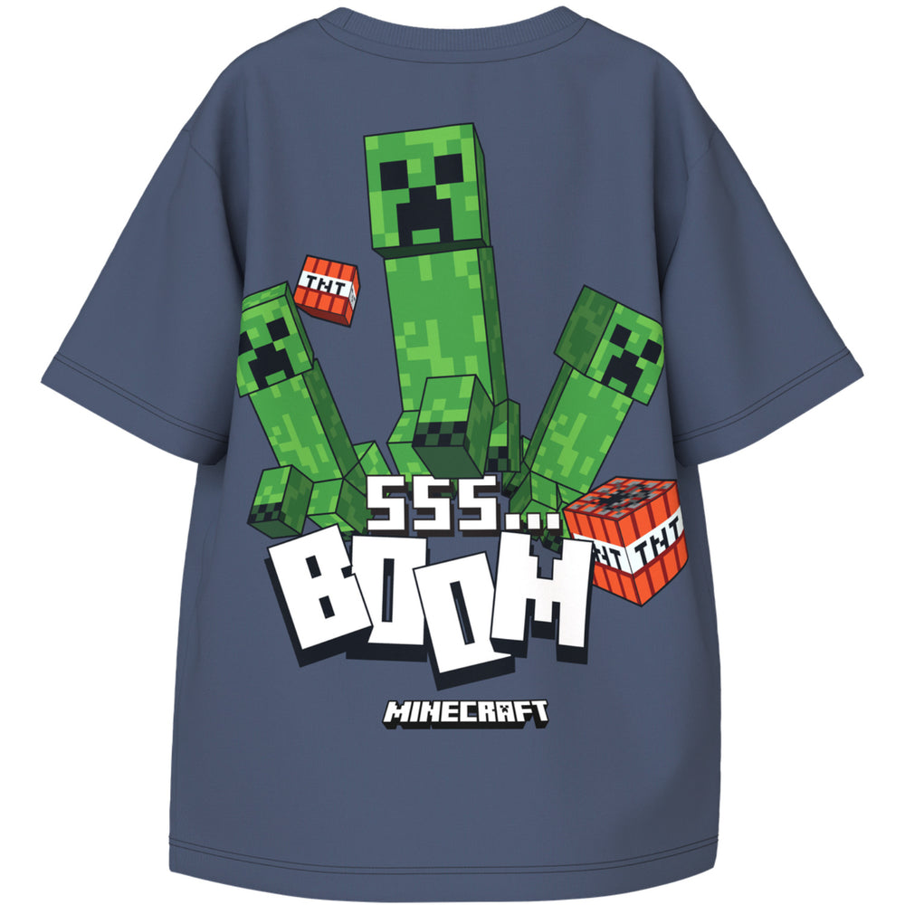 Køb Name It Vintage Indigo Nkmasant Minecraft Ss Nreg Top Bfu