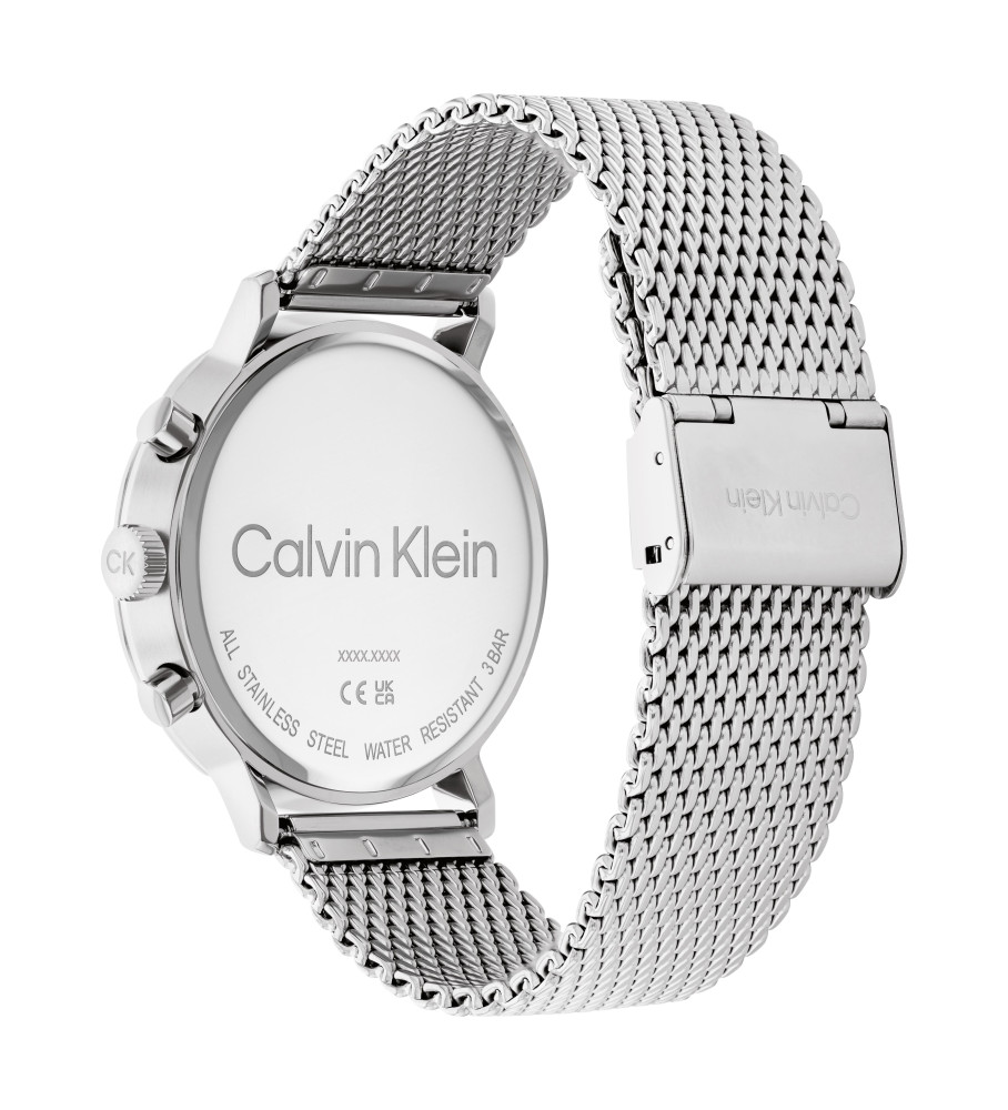 Relógio analógico Calvin Klein Fashion prateado