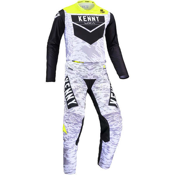 Kenny - Pantalon Performance Stone Blanc / Noir / Jaune
